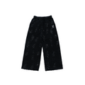 Washed Black Rhinestone Sweatpants