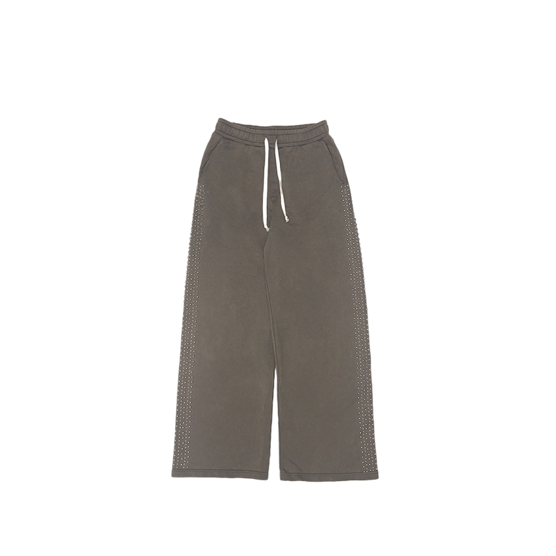 Rivet Track Sweats - Grey